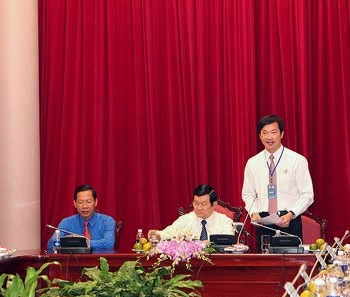 Vietnam President receiving the delegation of Vietnam Young Entrepreneurs’ Association